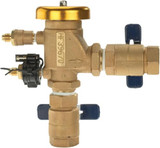 Febco 765 3/4 Inch Bronze Pressure Vacuum Breaker Backflow Preventer with Quarter Turn Shutoffs and Freeze Sensor - T765DBV