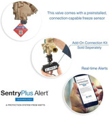 Febco 765 3/4 Inch Bronze Pressure Vacuum Breaker Backflow Preventer with Quarter Turn Shutoffs and Freeze Sensor - T765DBV