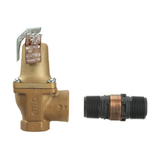 Watts 0382008 Series 740-030 Hot Water Boiler Relief Valve, 3/4" Raised Seat
