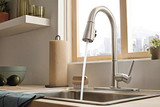 Peerless Precept P7947LF-SS-1.0 Single-Handle Pull-Down Kitchen Faucet in Stainless Finish