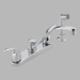 Peerless Core P299508LF Two Handle Kitchen Faucet in Chrome Finish