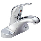 Delta Foundations B501LF Single Handle Centerset Bathroom Faucet in Chrome Finish