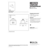Delta Universal Showering Components RP51032 HOkinetic Single-Setting Shower Head in Chrome Finish
