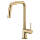 Brizo 63065LF-GLLHP Odin Pull-Down Faucet with Square Spout - Less Handle: Luxe Gold
