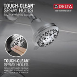 Commercial HDF T13691 Monitor 13 Series Tub and Shower Trim - Push Button Diverter - Single Handle Lever: Chrome