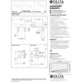 Commercial HDF 2529LF-HDF Two Handle Centerset Lavatory Faucet - Two Handle Lever With Pop Up: Chrome