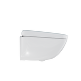 TOTO NEOREST WX1 Dual Flush 1.2 or 0.8 GPF Wall-Hung Toilet with Integrated Bidet Seat and eWater+, Cotton White - CWT9538CEMFG#01