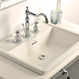 Axent L530-3101-U1 Peninsula Above Counter Basin - 8" 3 holes