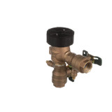 Watts 800M4QT Pressure Vacuum Breaker 1-1/4 Inch Quarter Turn Anti-Siphon Bronze