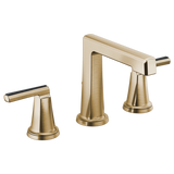 Brizo Levoir Widespread Lavatory Faucet with High Spout - Less Handles 1.5 GPM in Luxe Gold Finish - 65398LF-GLLHP