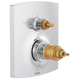 Brizo Kintsu TempAssure Thermostatic Valve with Integrated 3-Function Diverter Trim - Less Handles in Chrome Finish - T75506-PCLHP