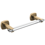 Brizo Allaria 8" Towel Bar in Luxe Gold / Clear Acrylic Finish - 694767-GLCL