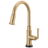 Brizo Rook SmartTouch Pull-Down Kitchen Faucet in Luxe Gold Finish - 64074LF-GL