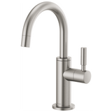 Brizo Solna Beverage Faucet with Arc Spout in Stainless Finish - 61320LF-C-SS