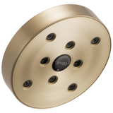 Brizo Universal Showering 5" Linear Round H2OKinetic Single Function Wall Mount Shower Head in Luxe Gold Finish - 87375-GL