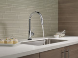 Delta 9178-AR-DST Leland Single Handle Pull-Down Kitchen Faucet ARCTIC STAINLESS