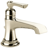 Brizo Rook 65060LF-PN-ECO Single Handle Single Hole Lavatory Faucet Polished Nickel 1.2GPM