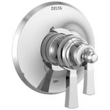 Delta Dorval TempAssure 17T Series Valve Only Trim in Chrome Finish - T17T056