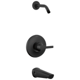 Delta Galeon 14 Series Tub & Shower Trim - Less Head in Matte Black Finish - T14472-BL-LHD