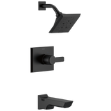Delta Pivotal Monitor 14 Series H2OKinetic Tub & Shower Trim in Matte Black Finish - T14499-BL