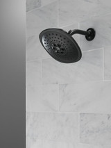 Delta Universal Showering H2OKinetic 3-Setting Raincan Shower Head