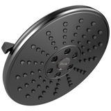 Delta Universal Showering H2OKinetic 3-Setting Raincan Round Shower Head in Matte Black Finish - 52688-BL