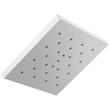 Delta Universal Showering H2OKinetic Single Setting Square Shower Head with UltraSoak 1.75 GPM in Lumicoat Chrome Finish - 52161-PR