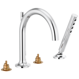 Brizo Odin Roman Tub Faucet with Handshower - Less Handles in Chrome Finish - T67475-PCLHP
