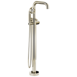 Brizo Litze SINGLE-HANDLE FREESTANDING TUB FILLER - Less Handle in Polished Nickel Finish - T70135-PNLHP