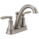 Delta Woodhurst Two Handle Centerset Bathroom Faucet Tract Pack in Stainless Finish - 2532LF-SSTP