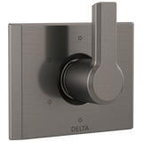 Delta Pivotal 6-Setting 3-Port Diverter Trim in Lumicoat Black Stainless Finish - T11999-KS-PR