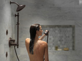 Delta Universal Showering H2OKinetic 3-Setting Slide Bar Hand Shower