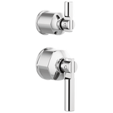 Brizo Invari Pressure Balance Valve with Integrated Diverter Trim Lever Handle Kit in Chrome Finish - HL75P76-PC