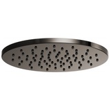 Brizo Universal Showering 12" Linear Round Single-Function Raincan Shower Head - 1.75 GPM in Brilliance Black Onyx Finish - 81392-BNX