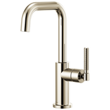 Brizo Litze 61053LF-SS Bar Faucet with Square Spout and Knurled Handle Stainless