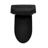 Toto Soiree One Piece Elongated Universal Height Toilet 1.28 GPF with SS124 SoftClose Seat in Ebony