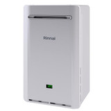 Rinnai RE Series 7.9 GPM 199,000 BTU Outdoor Natural Gas Non-Condensing Tankless Water Heater with Integrated Pump - REP199EN