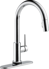 Delta Trinsic VoiceIQ Kitchen Faucet with Touch2O with Touchless Technology in Chrome - 9159TLV-DST