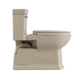 Toto Soiree One Piece Elongated Universal Height Toilet with CEFIONTECT 1.28 GPF with SS124 SoftClose Seat in Bone