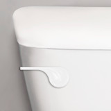 Korky StrongARM Toilet Handle and Wave Style Lever in White - 6062BP