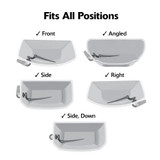 Korky StrongARM Toilet Handle and Wave Style Lever in Chrome - 6052BP