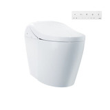 Toto Washlet G5A Integrated Smart Toilet - Elongated in Cotton White