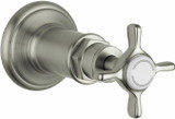 AXOR 16873831 Montreux Volume Control Trim w/Cross Handle Polished Nickel