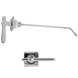 Jaclo Toilet Tank Trip Lever for Toto Aimes Toilets in Unlacquered Brass - 9313-ULB