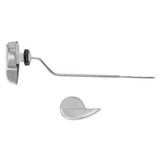 Jaclo Toilet Tank Trip Lever for Toto Bristol, Drake, Gwyneth, and Vespin Toilets in Pewter - 968-PEW