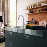 AXOR 39835001 Citterio High Arc Kitchen Faucet 2-Spray Pull-Down, 1.75 GPM in Chrome