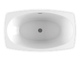 Bain Ultra Esthesia 6638 Rectangular Drop In 2-Person 59 Gallon Soaker Bathtub with 1-1/2" Standard Deck in White - BEAMRD00N-01
