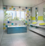 Bain Ultra Origami 7242 Rectangular Alcove Or Drop In 2-Person 72 Gallon Soaker Bathtub with Slim Deck in White - BOOVRI10N-01