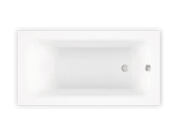 Bain Ultra Meridian 6032 Rectangular Alcove Or Drop In 1-Person 50 Gallon 37 Jet Thermomassuer Bathtub with 1-1/2" Standard Deck Heated Backrest and Heated Headrest in White - BMEDRI00T-01