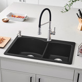 Blanco 440215 Diamond .75 Bowl Silgranit II: Anthracite Drop In Kitchen Sink